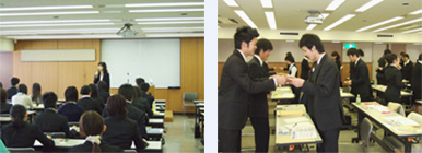 H19．中法人会春の新入社員研修風景